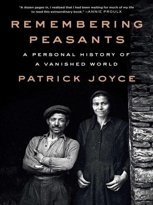 Title details for Remembering Peasants by Patrick Joyce - Wait list